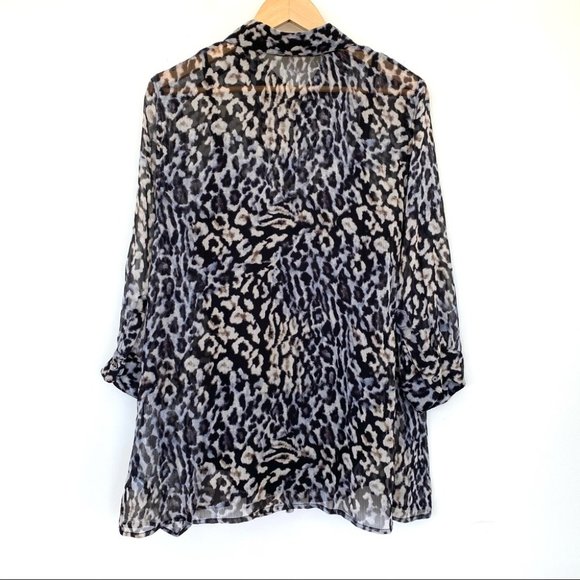 Fever button down shirt with attached camisole - Picture 6 of 14